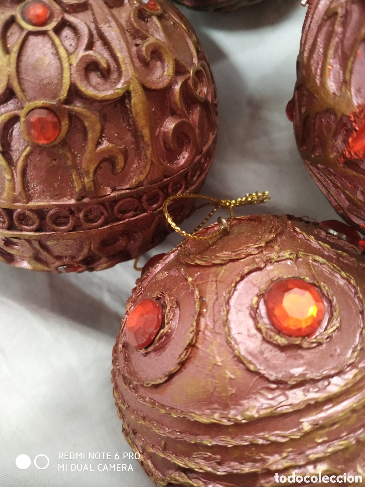 Segunda mano: Lote de 5 bolas navide&ntilde;as - Foto 7