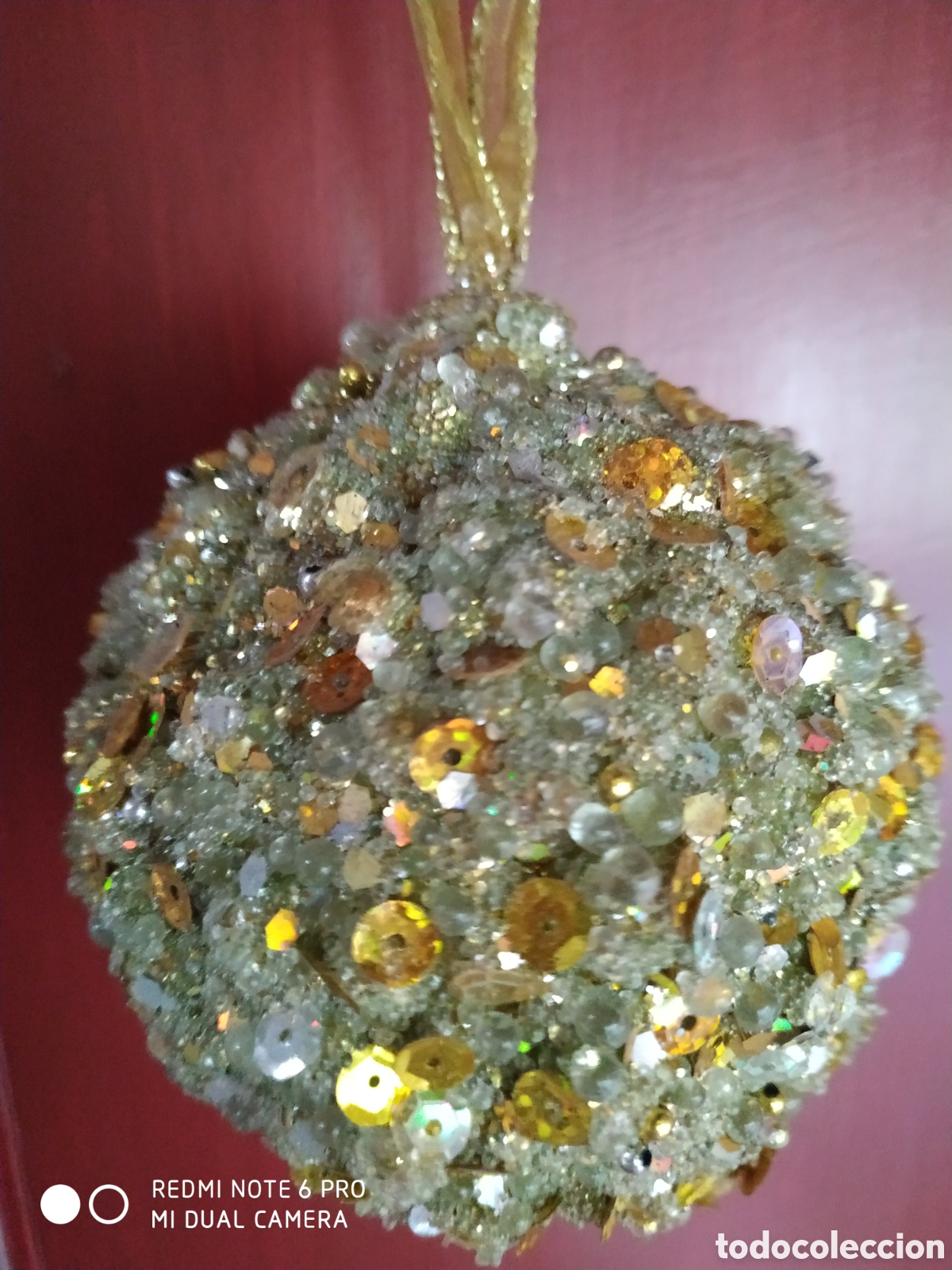 Segunda mano: Bola barroca de navidad
