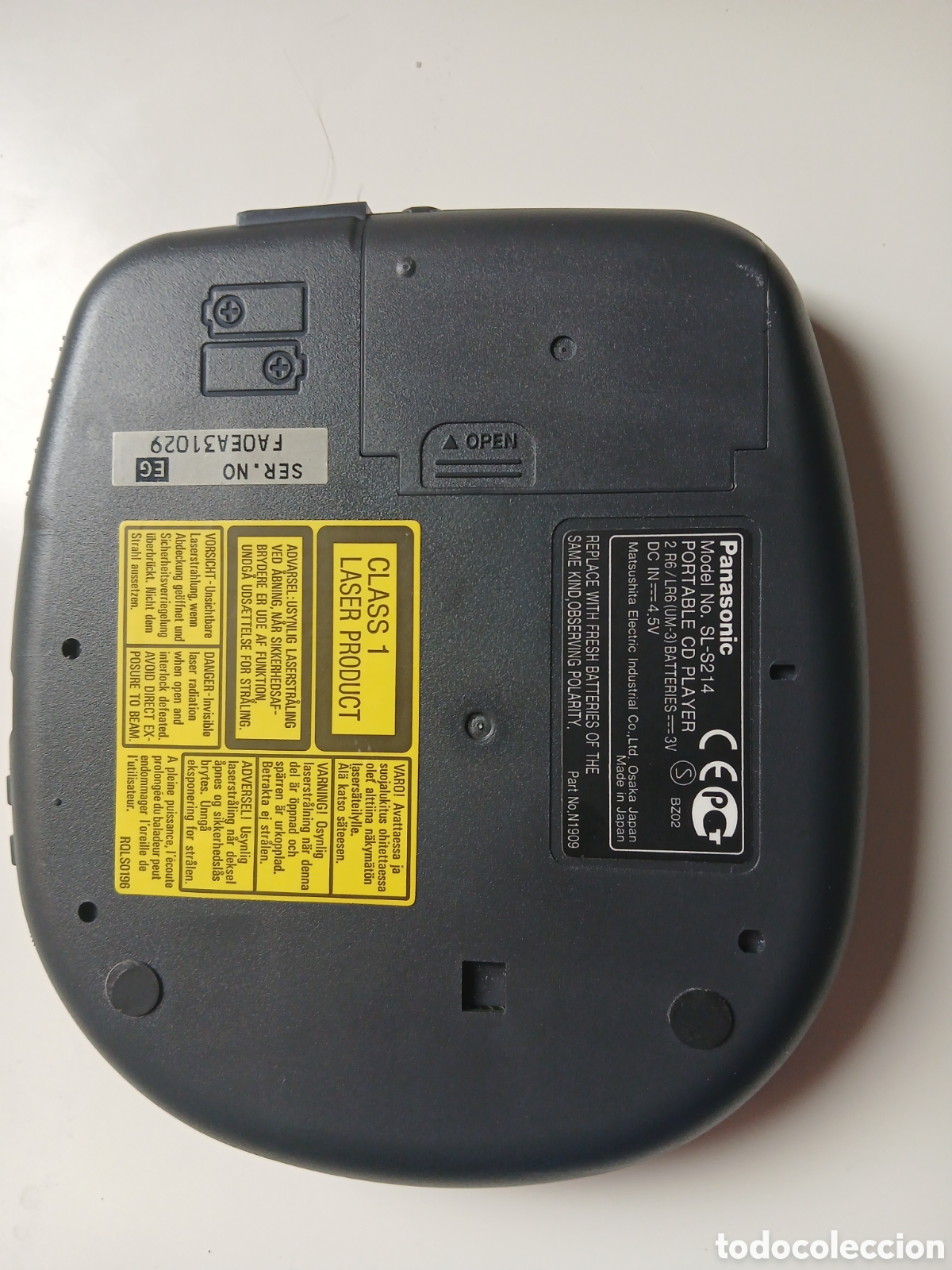 Segunda mano: Discman Panasonic Sl-S214 azul - Foto 2