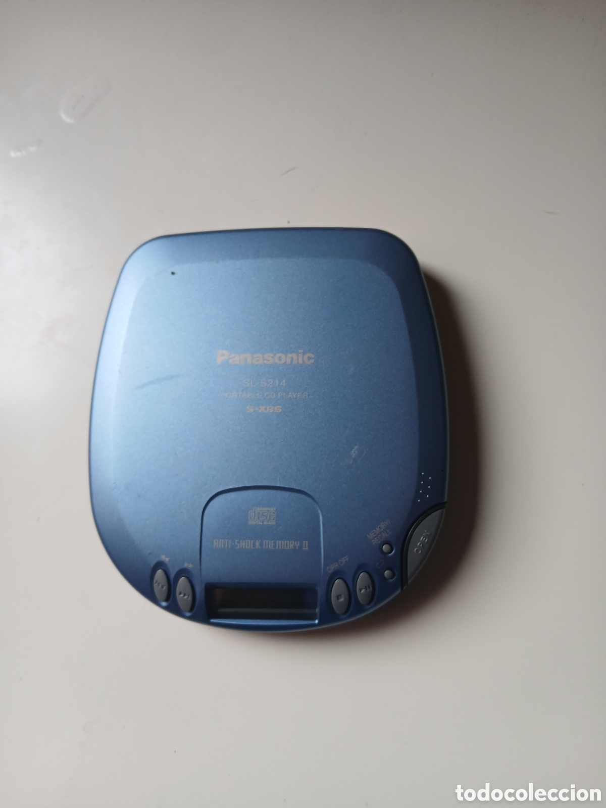 Segunda mano: Discman Panasonic Sl-S214 azul
