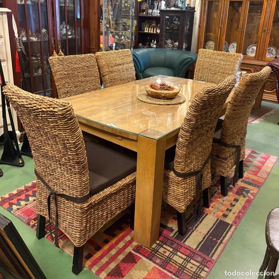 Segunda mano: Mesa Comedor de Roble con Sillas - Foto 1