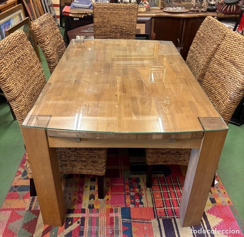 Segunda mano: Mesa Comedor de Roble con Sillas - Foto 7