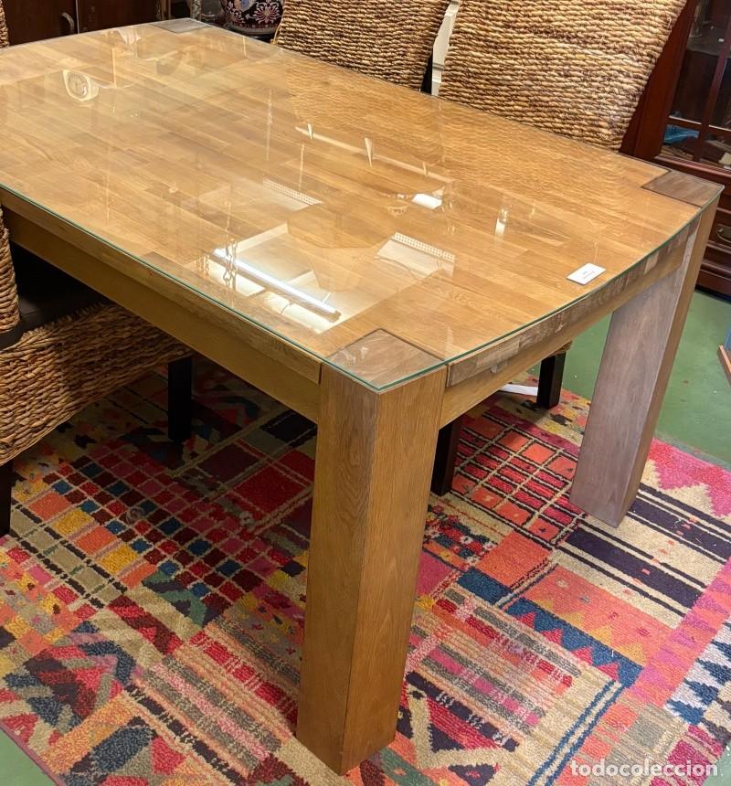 Segunda mano: Mesa Comedor de Roble con Sillas - Foto 9