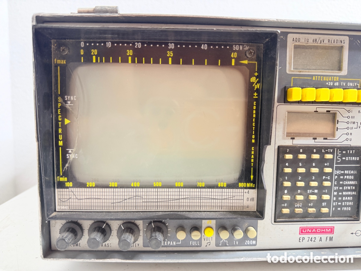 Segunda mano: Unaohm EP 742 A FM Synthesized TV Meter Sin Comprobar - Foto 3