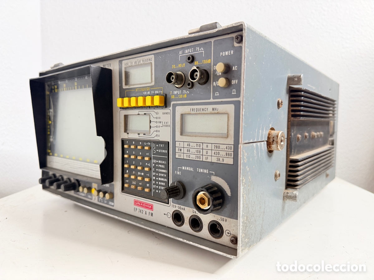 Segunda mano: Unaohm EP 742 A FM Synthesized TV Meter Sin Comprobar - Foto 8