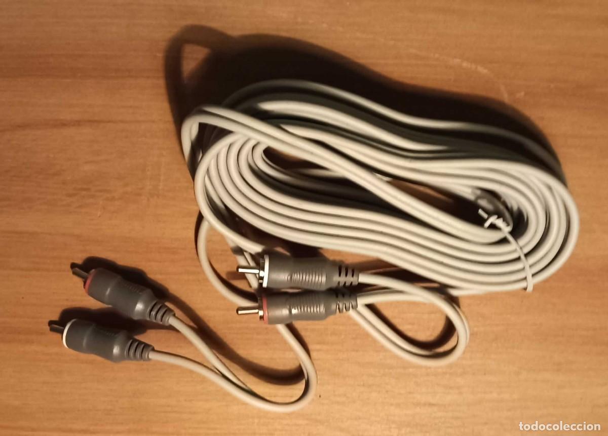 Segunda mano: CABLE RCA EST&Eacute;REO 2 CONEXIONES MACHO-MACHO - 4 METROS - MODELO ACTUAL