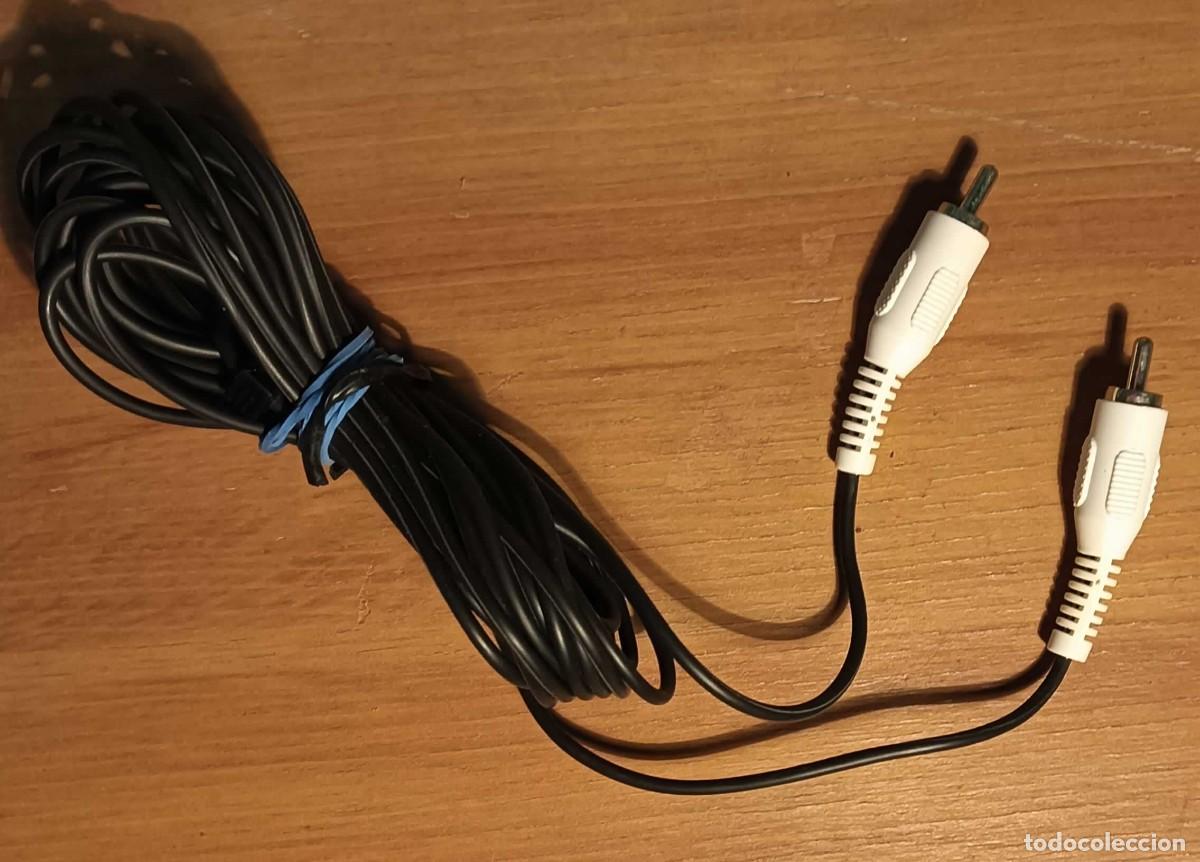 Segunda mano: CABLE RCA MONO CONECTOR BLANCO MACHO-MACHO - 3 METROS - MODELO ACTUAL