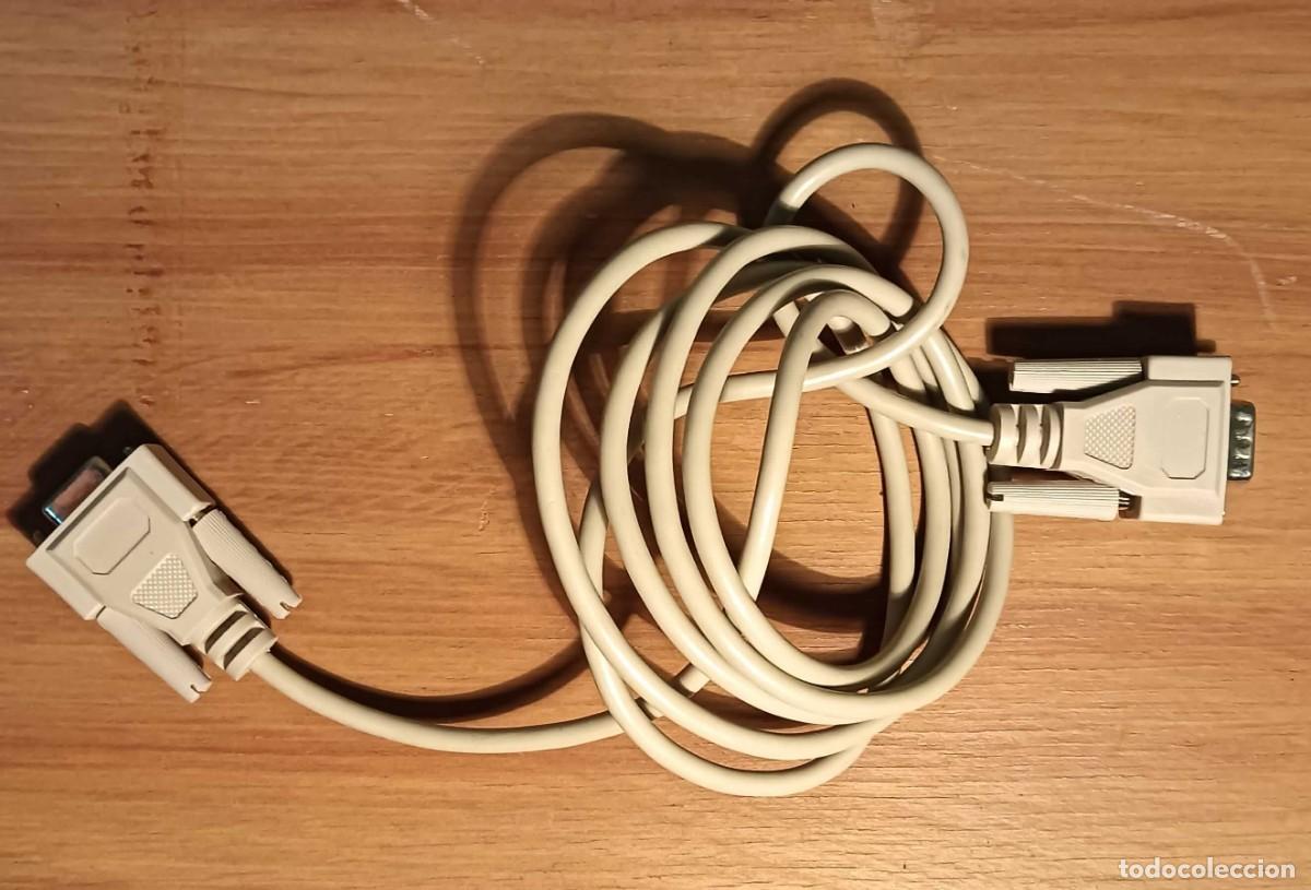 Segunda mano: CABLE SERIE RS-232 DB9 MACHO-HEMBRA (NULL MODEM / EXTENSI&Oacute;N)