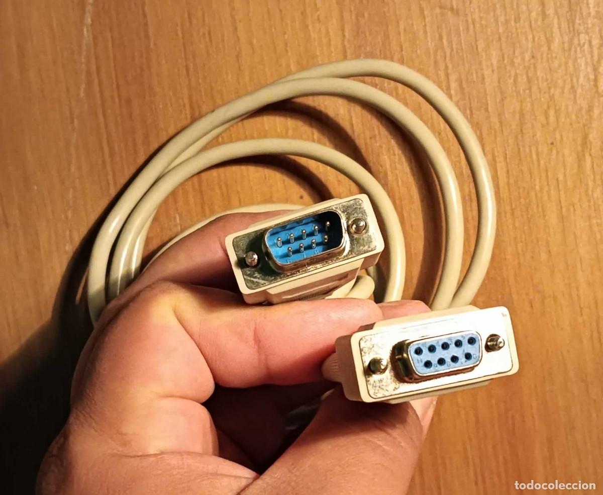 Segunda mano: CABLE SERIE RS-232 DB9 MACHO-HEMBRA (NULL MODEM / EXTENSI&Oacute;N) - Foto 2