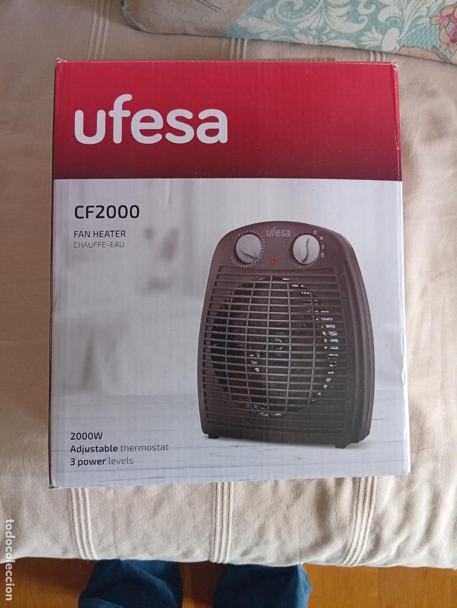 Segunda mano: calefactor ufesa cf 2000 2000w de potencia a estrenar - Foto 2