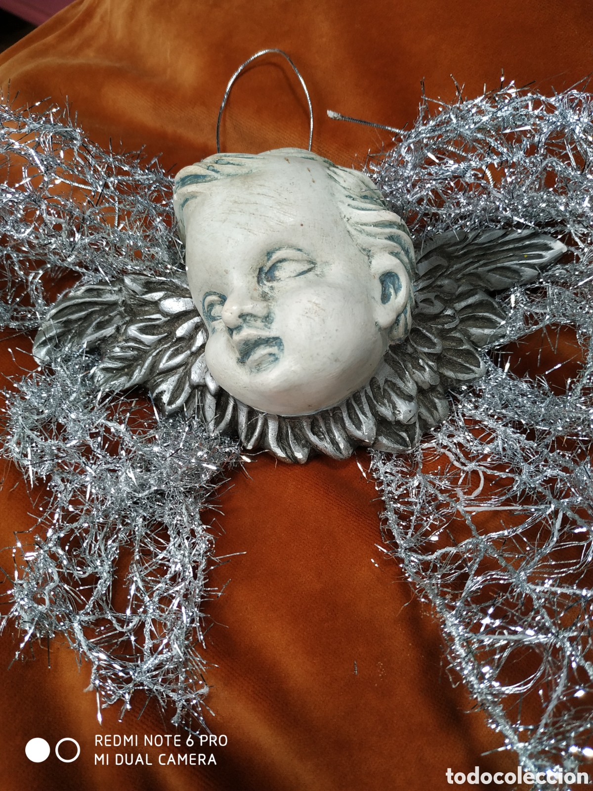Segunda mano: Querub&iacute;n navide&ntilde;o de escayola - Foto 4