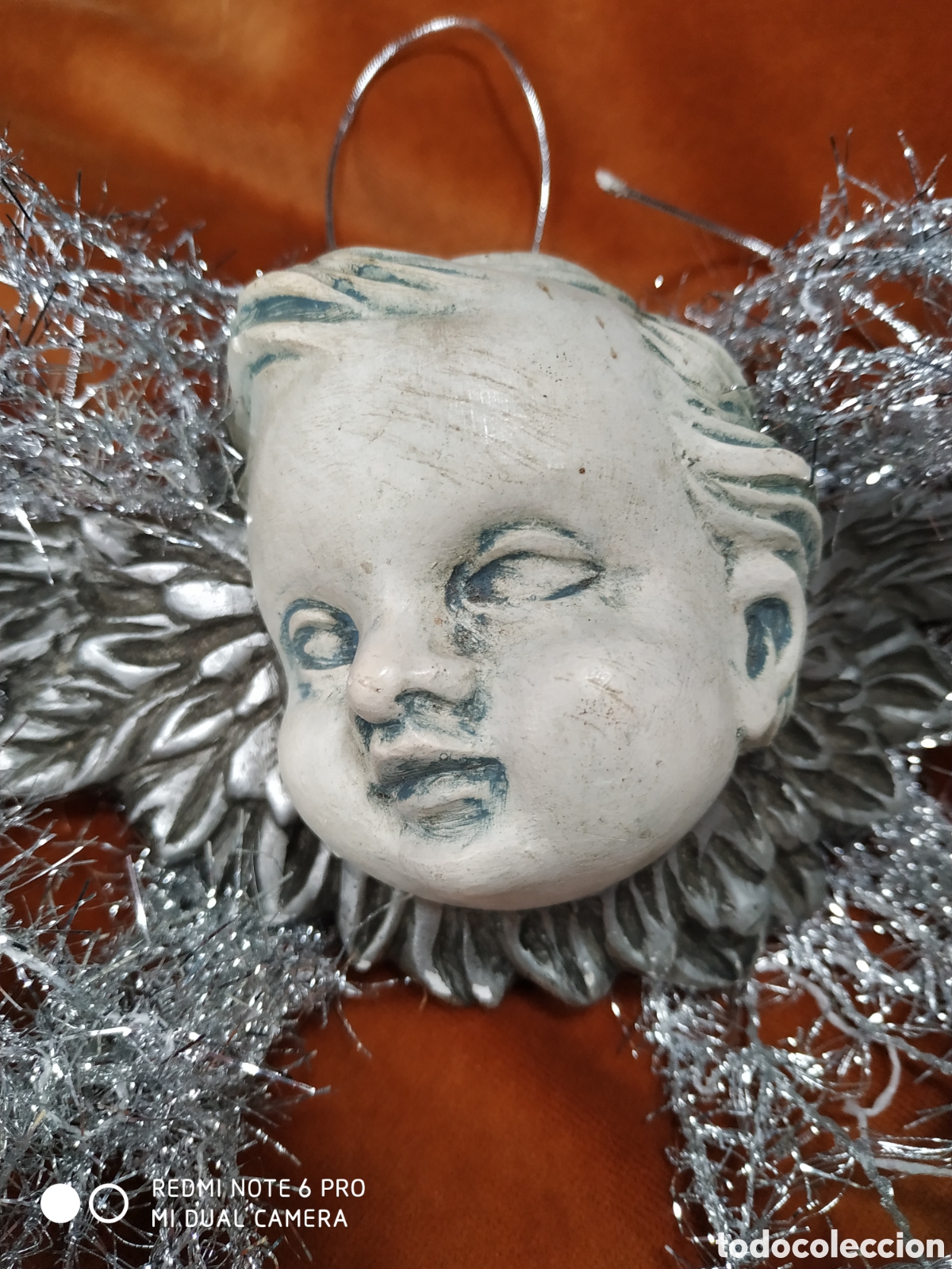 Segunda mano: Querub&iacute;n navide&ntilde;o de escayola