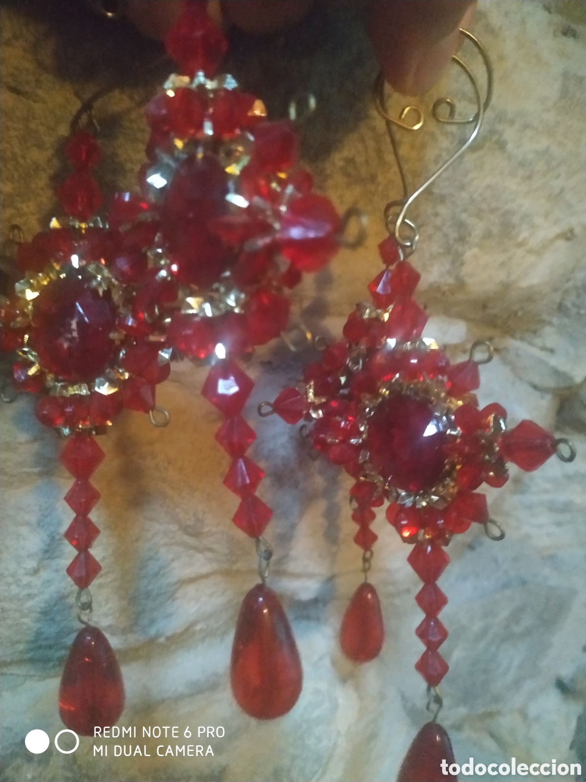 Segunda mano: Conjunto de 4 abalorios de navidad
