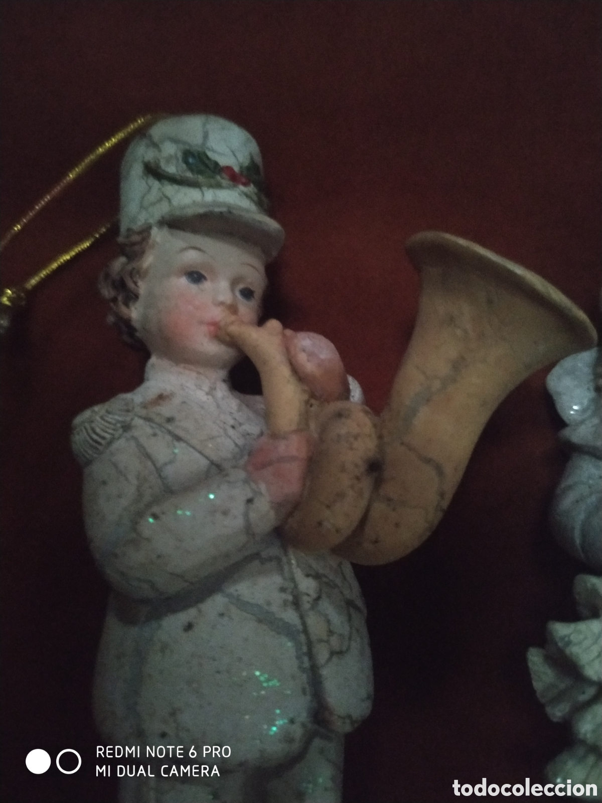Segunda mano: Pareja de ni&ntilde;os antiguos de navidad - Foto 2