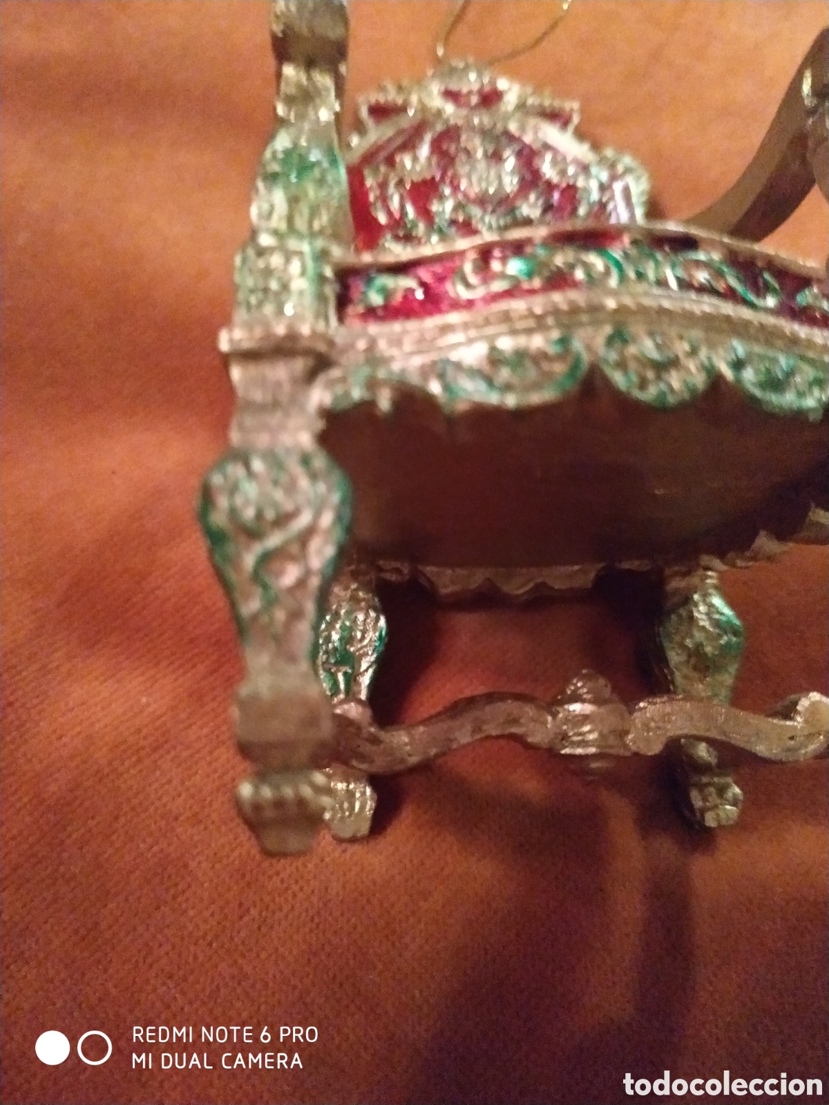 Segunda mano: Miniatura de sill&oacute;n barroco - Foto 2