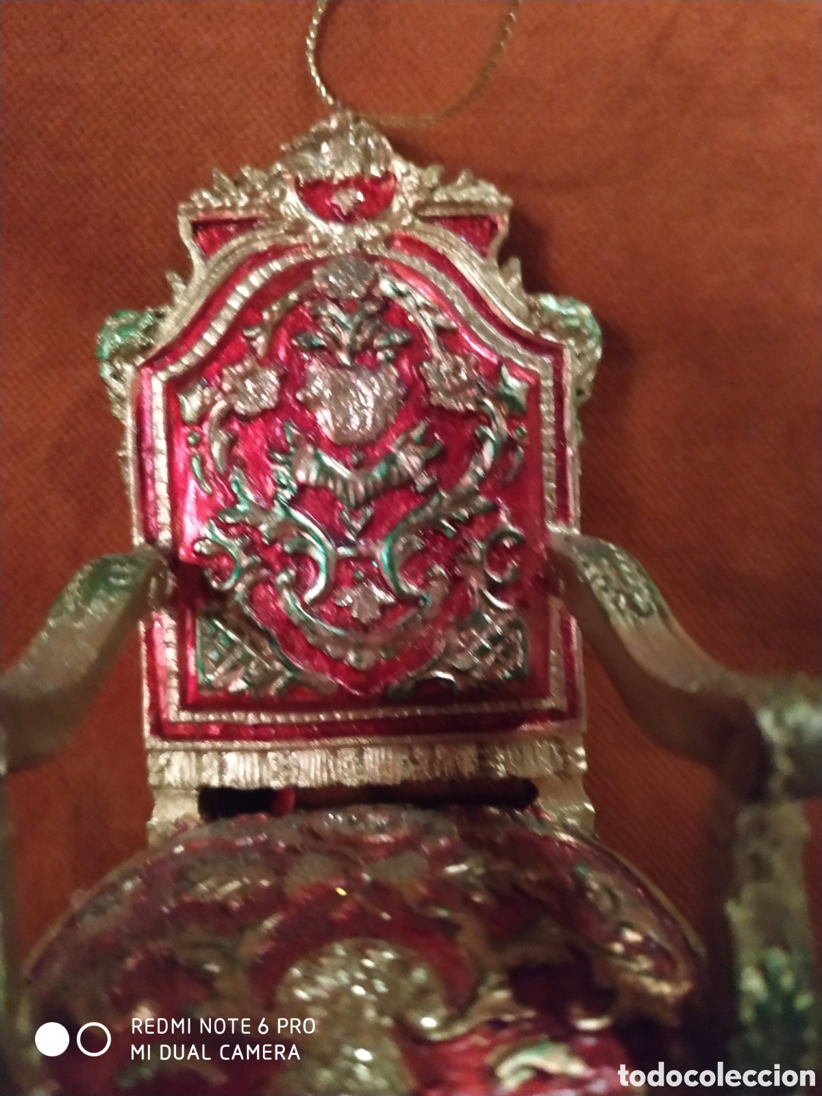 Segunda mano: Miniatura de sill&oacute;n barroco - Foto 3