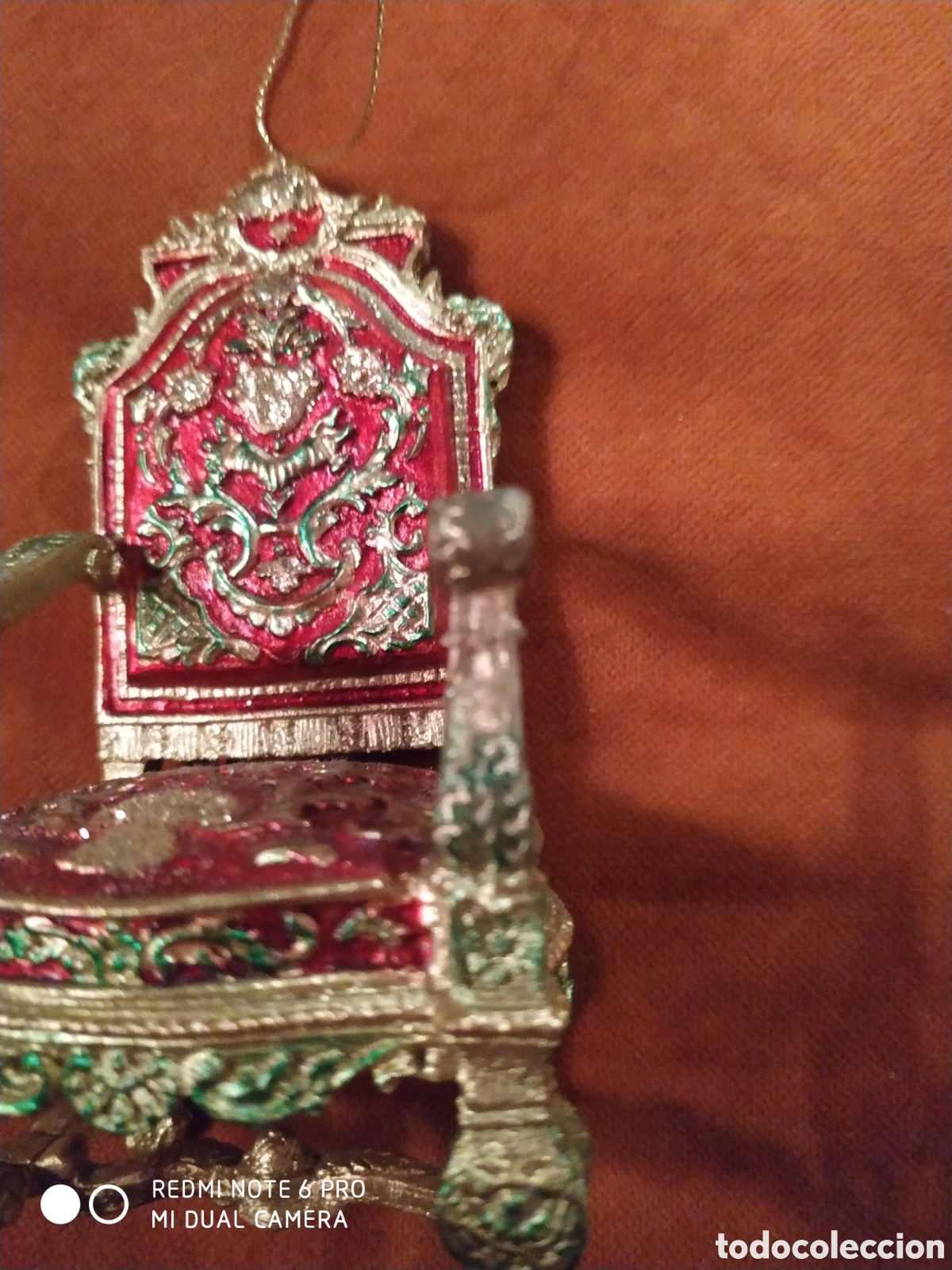 Segunda mano: Miniatura de sill&oacute;n barroco - Foto 6