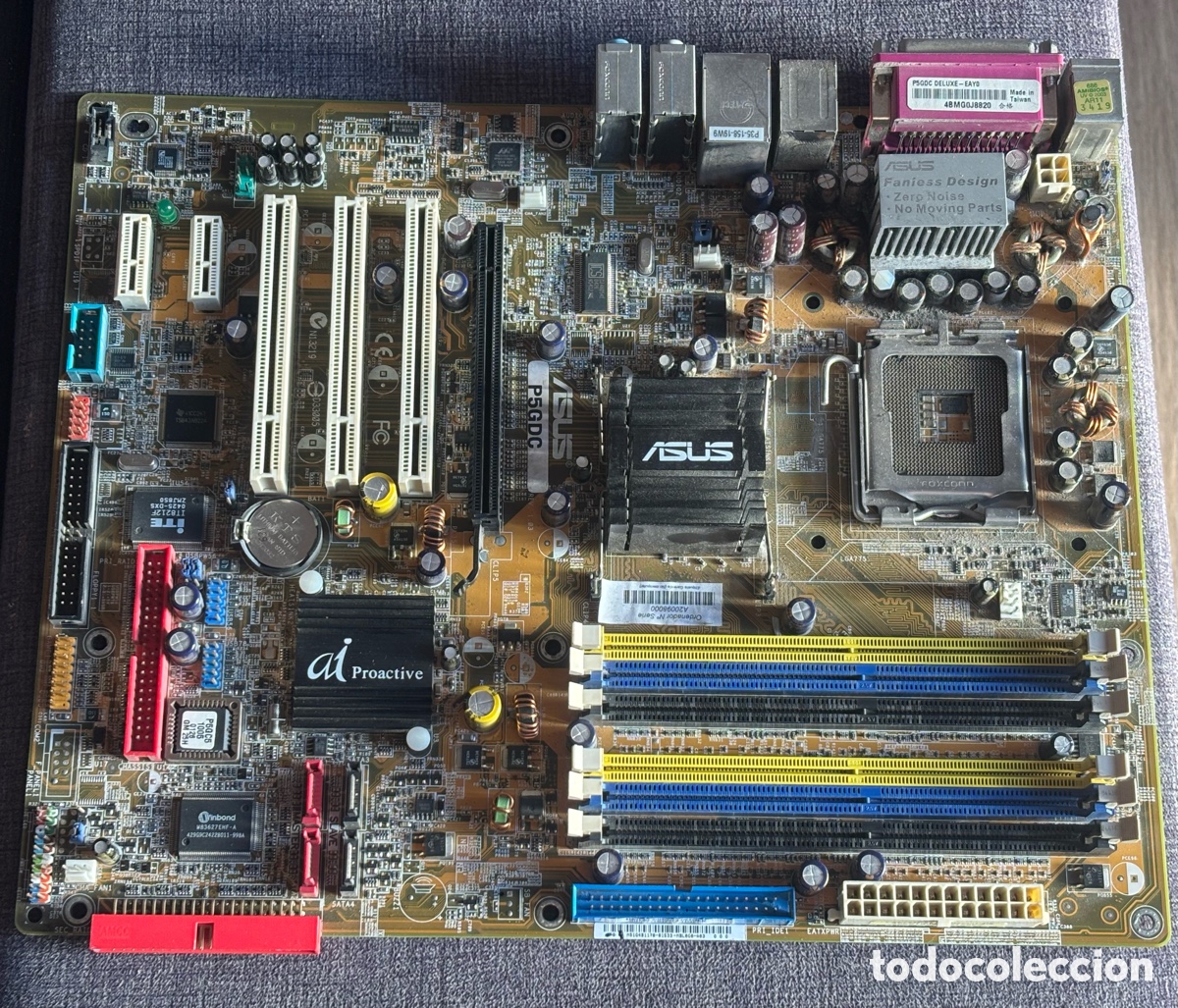 Segunda mano: ASUS P5GDC Deluxe Motherboard - Socket LGA775 - Intel 915P - Dual RAM DDR/DDR2