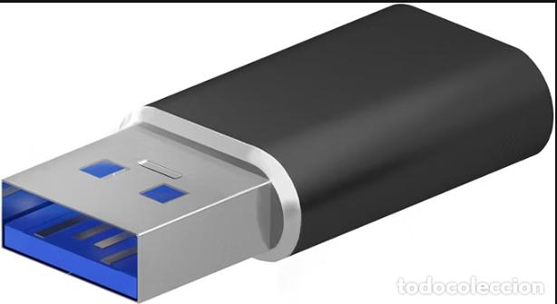 Segunda mano: Mini Adaptador USB 3.2 Gen2 / USB 2.03A, Tipo USB-C/H-A/M