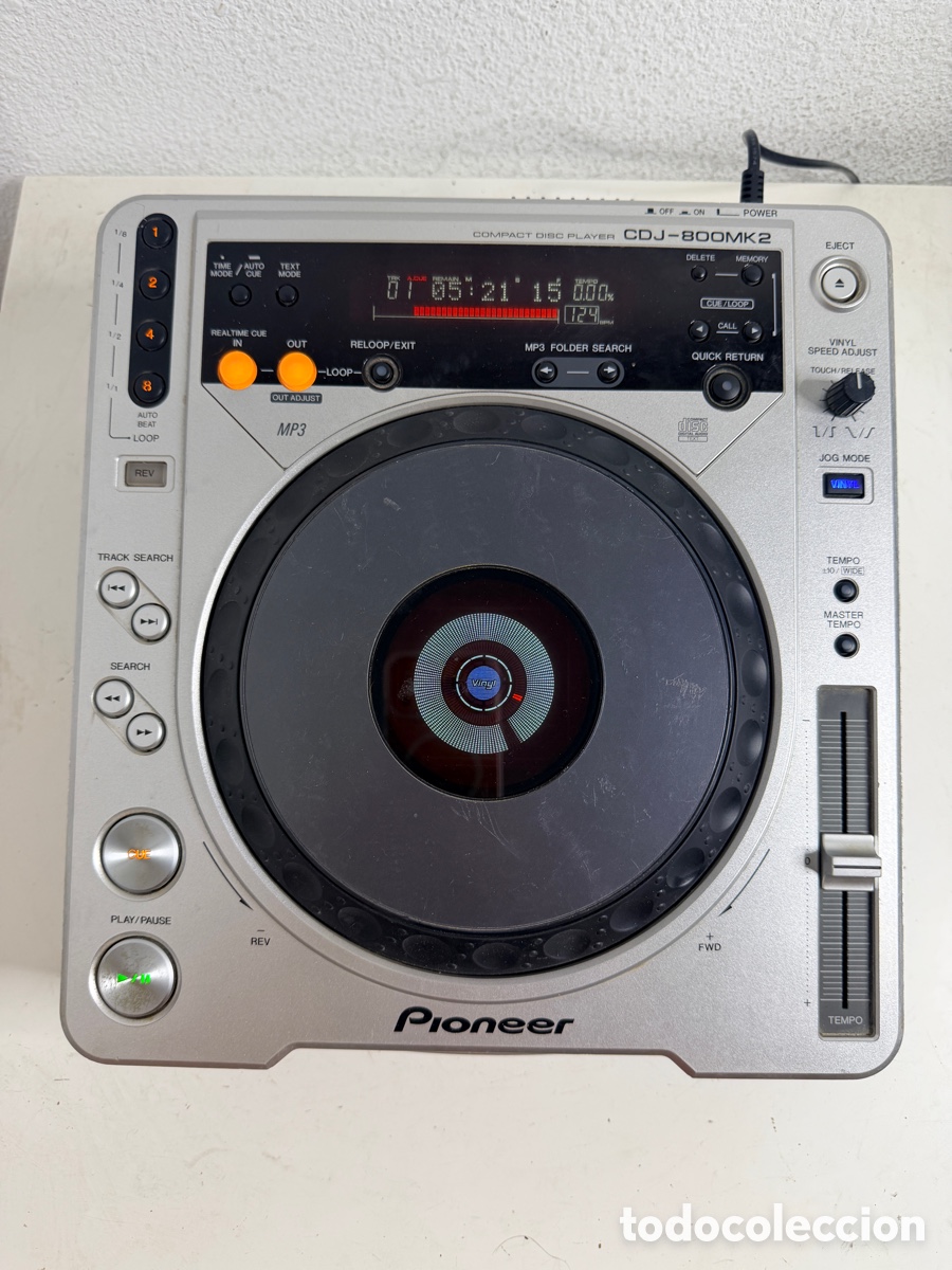 Segunda mano: Pioneer CDJ-800 MK2 Professional DJ CD Player MP3 Compact Disc Funciona Ok