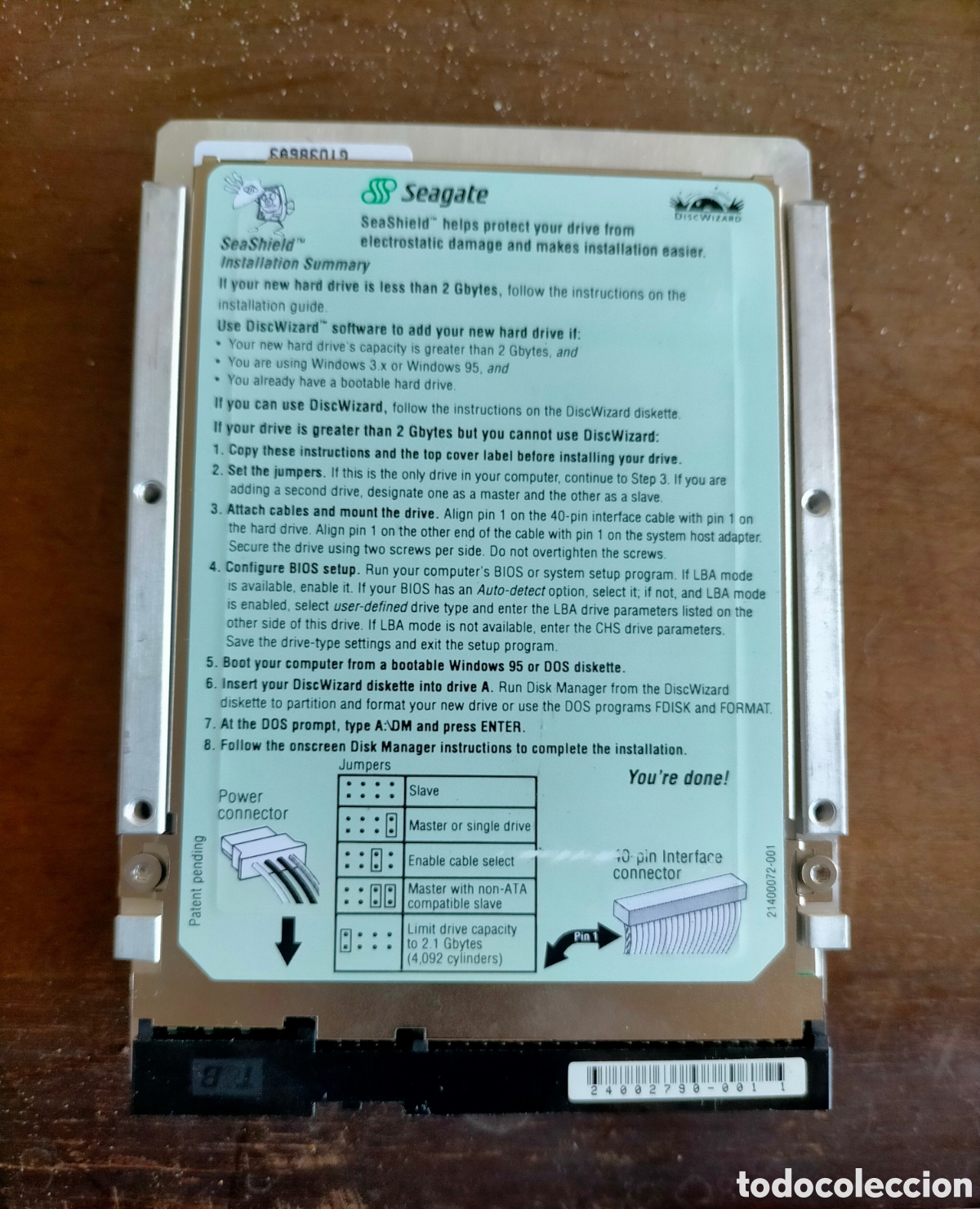 Segunda mano: DISCO DURO SEAGATE 4321 JJ - Foto 2