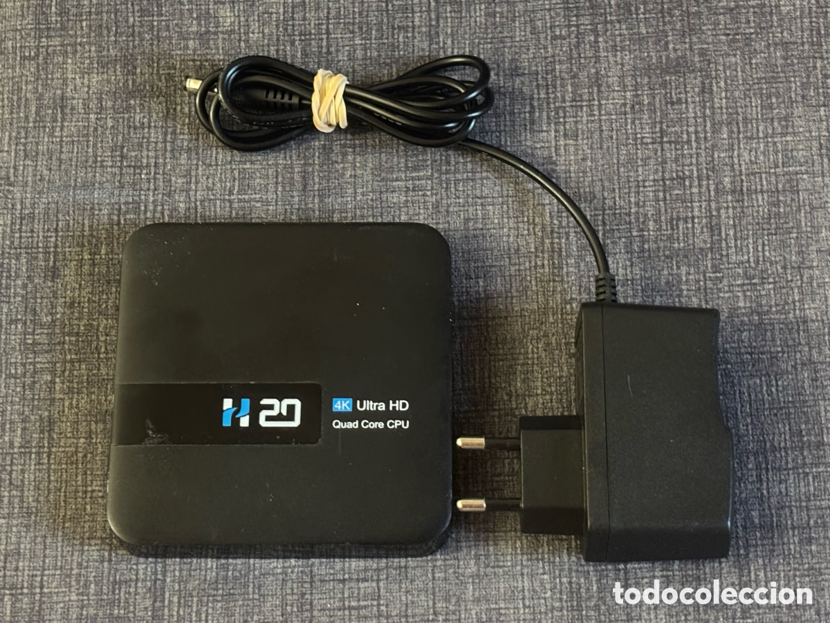Segunda mano: Android TV Box H20 4K Ultra HD Quad Core - Android 10, 8GB + Cargador - Foto 2