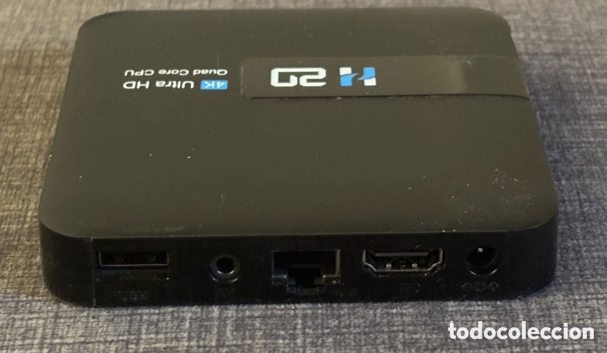 Segunda mano: Android TV Box H20 4K Ultra HD Quad Core - Android 10, 8GB + Cargador - Foto 3