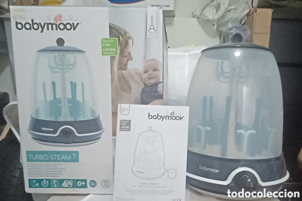 Segunda mano: Esterilizador y escurrebiberones Babymoov turbo plus.