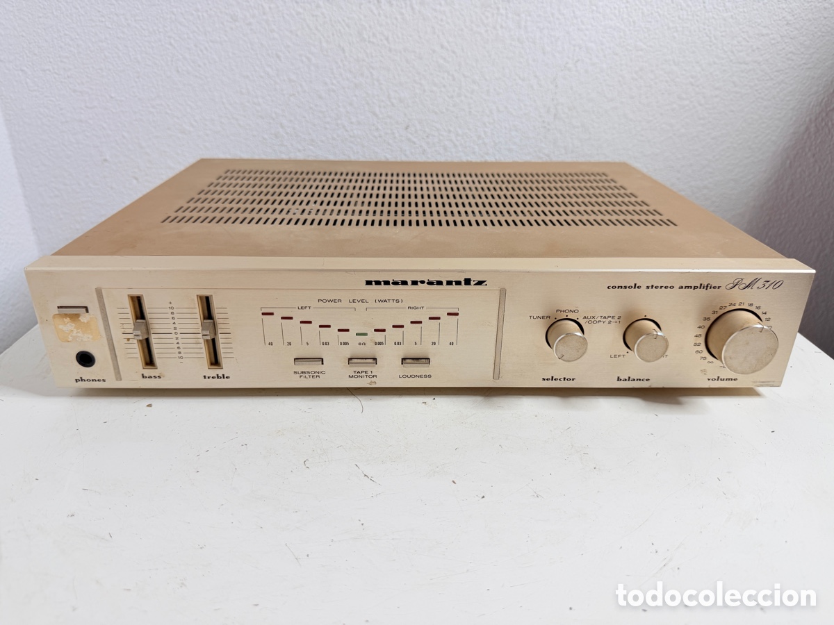 Segunda mano: Marantz PM 310 Amplifier Incompleto Para Reparar o Piezas