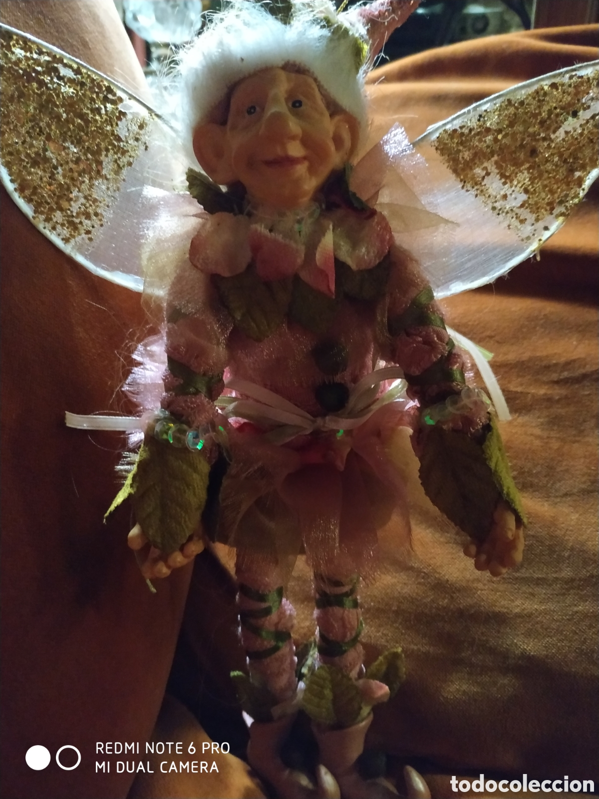 Segunda mano: Duende Rosa de navidad