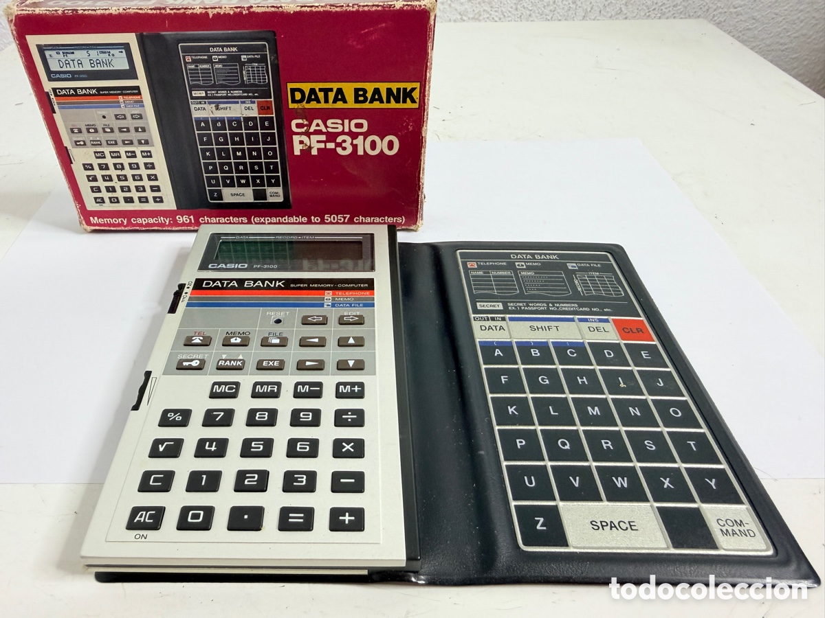 Segunda mano: Vintage Casio PF-3100 Data Bank Super Memory Computer Japan Untested - Foto 4