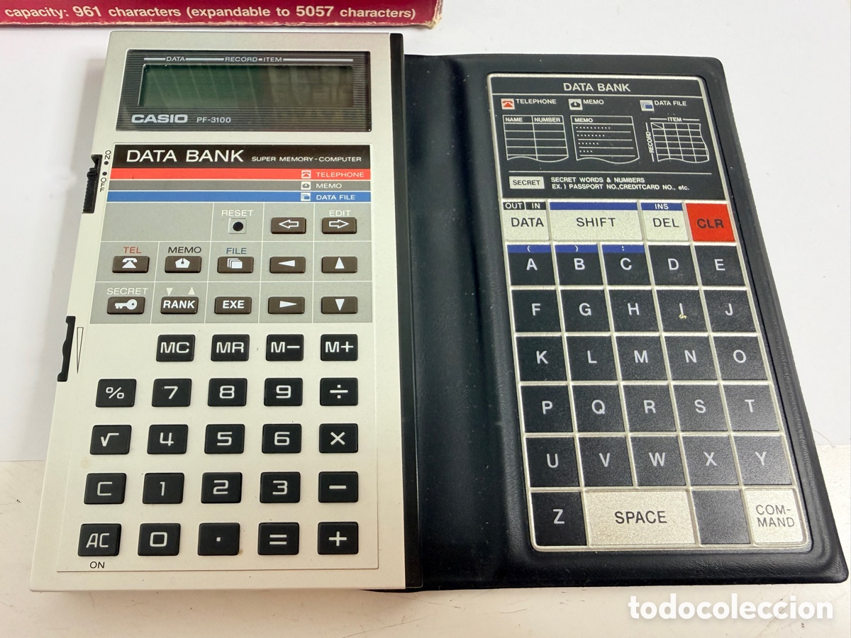 Segunda mano: Vintage Casio PF-3100 Data Bank Super Memory Computer Japan Untested - Foto 5