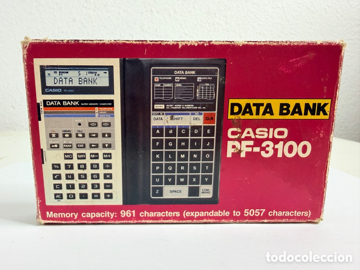Segunda mano: Vintage Casio PF-3100 Data Bank Super Memory Computer Japan Untested