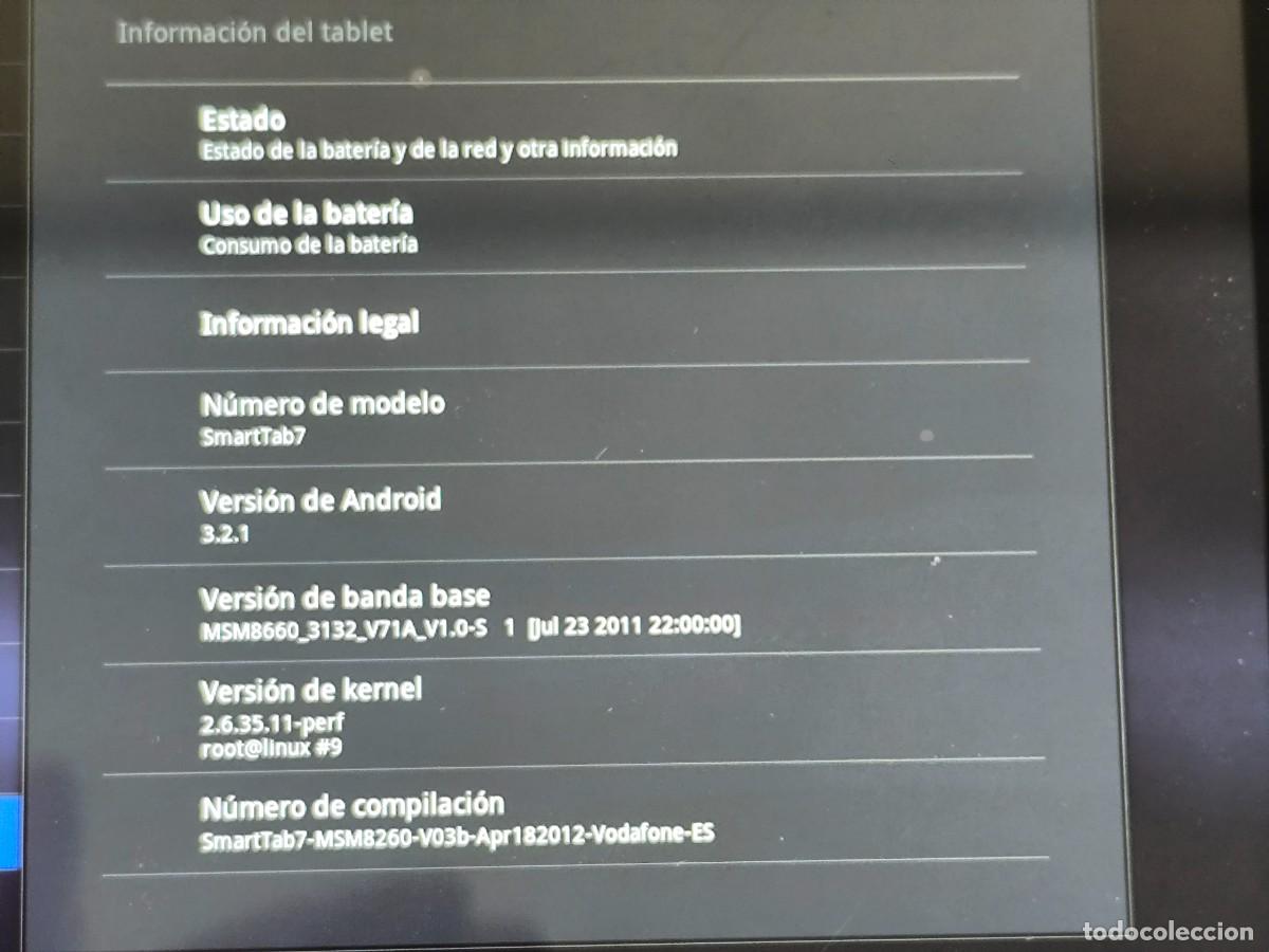 Segunda mano: Vodafone Smart Tab 7 7&rdquo; 3G - Foto 8