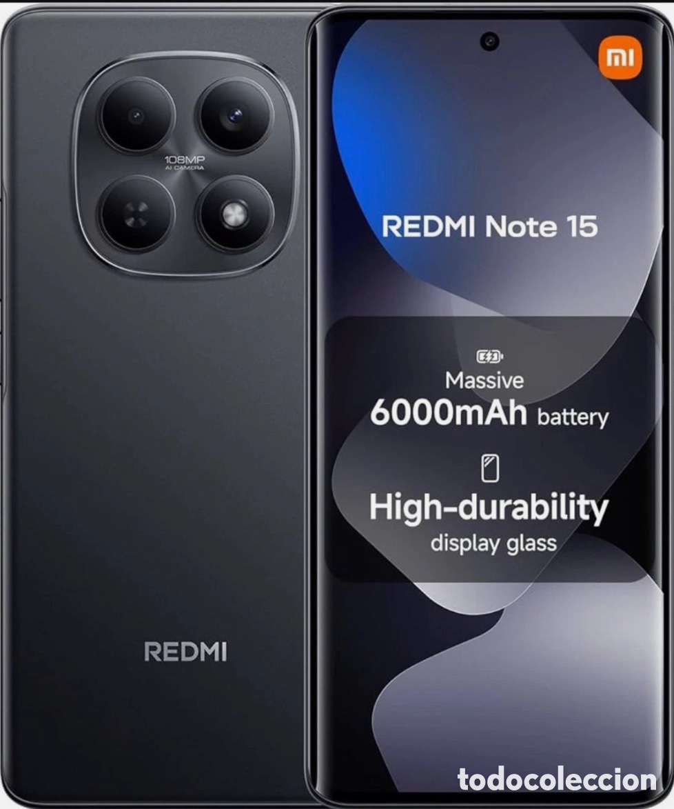 Segunda mano: Xiaomi Redmi Note 15 4G 6.77&rdquo; 120Hz 108MP GLOBAL VERSION 6000m.- 8GB+256GB. NFC,