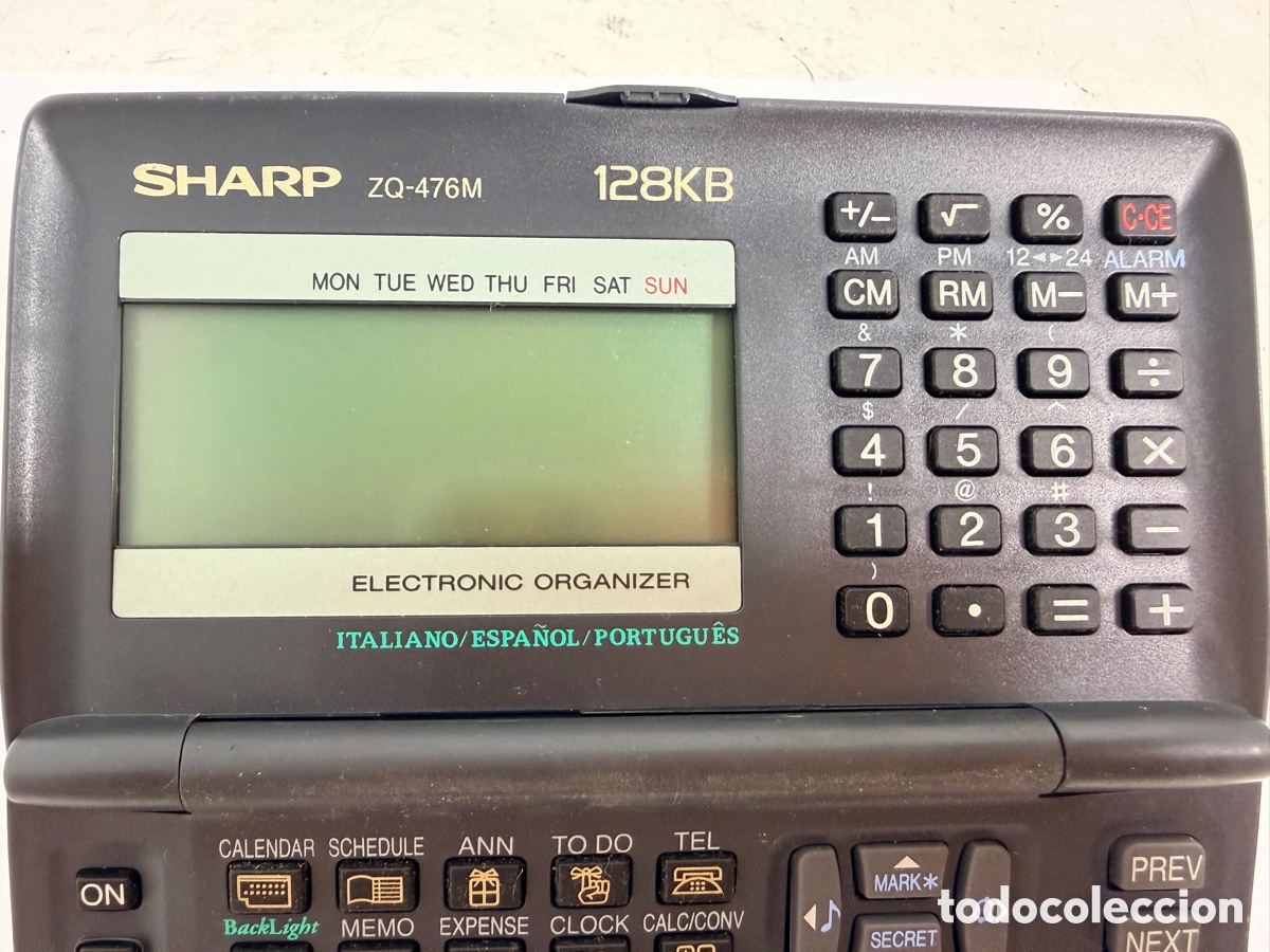 Segunda mano: Vintage 80s SHARP ZQ-476M Electronic Organizer 128 KB - Foto 4