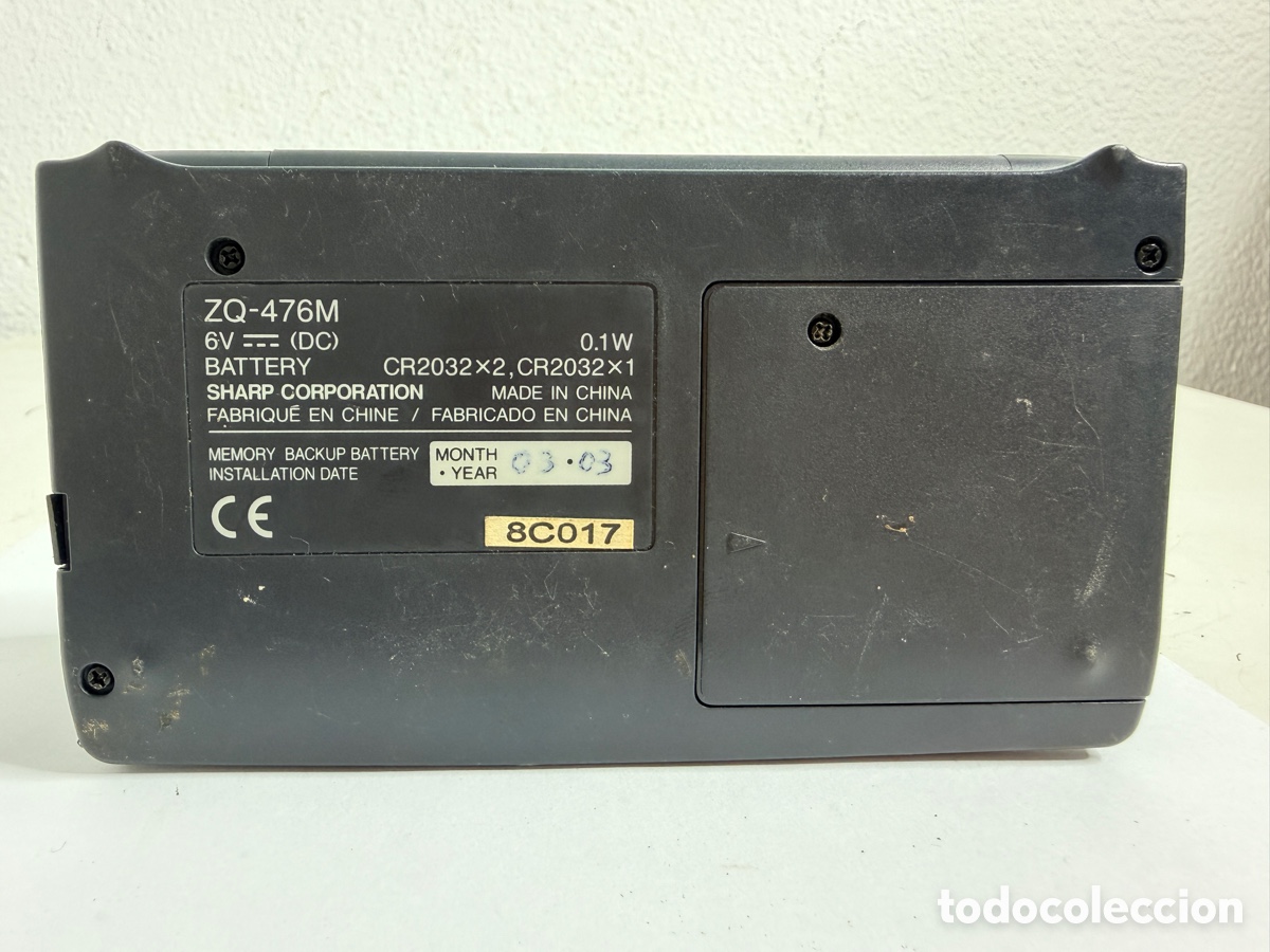 Segunda mano: Vintage 80s SHARP ZQ-476M Electronic Organizer 128 KB - Foto 6