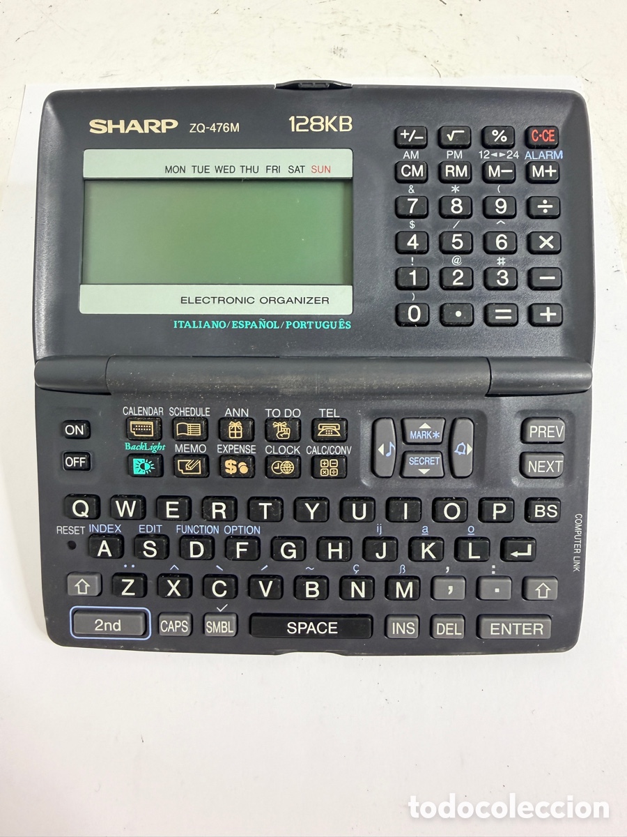 Segunda mano: Vintage 80's SHARP ZQ-476M Electronic Organizer 128 KB