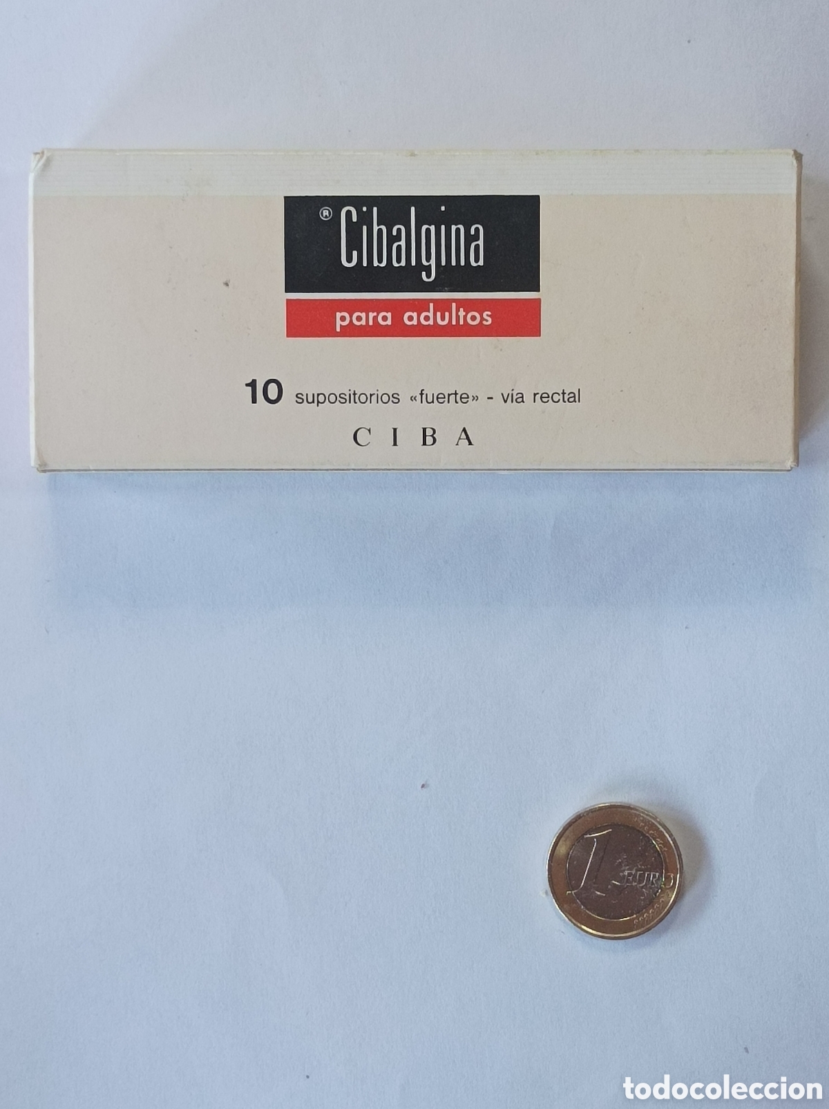 Segunda mano: CIBALGINA. CIBA. ADULTOS. MEDICAMENTO ANTIGUO.