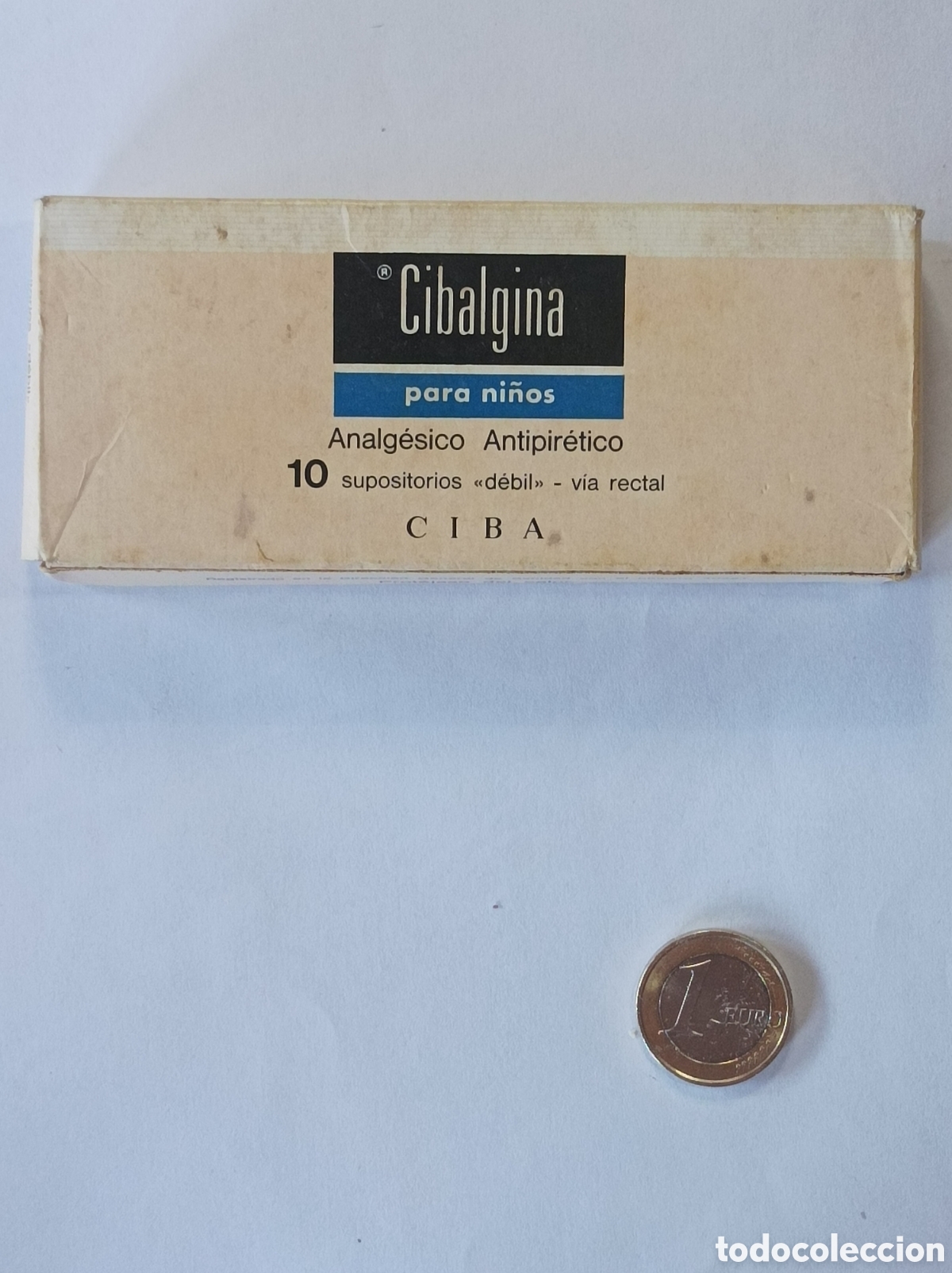 Segunda mano: CIBALGINA. CIBA. NI&Ntilde;OS. MEDICAMENTO ANTIGUO.