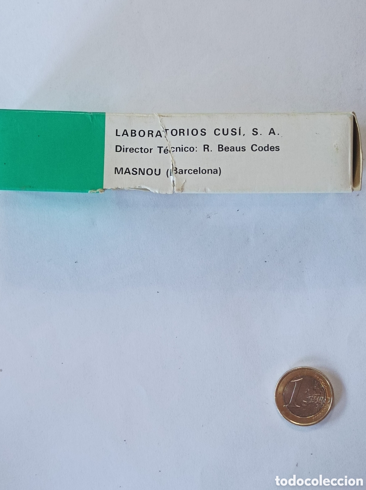 Segunda mano: DERCUSAN. LABORATORIO CUSI. MEDICAMENTO ANTIGUO - Foto 2