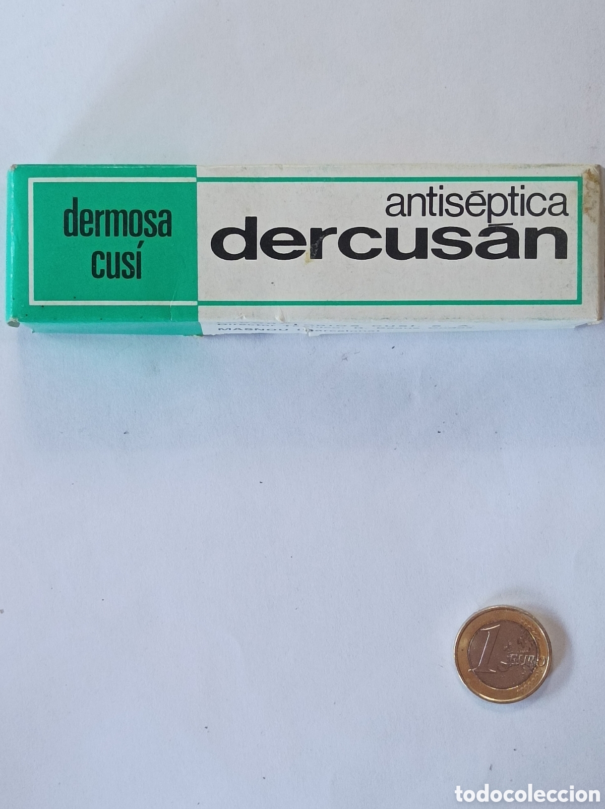 Segunda mano: DERCUSAN. LABORATORIO CUSI. MEDICAMENTO ANTIGUO - Foto 1