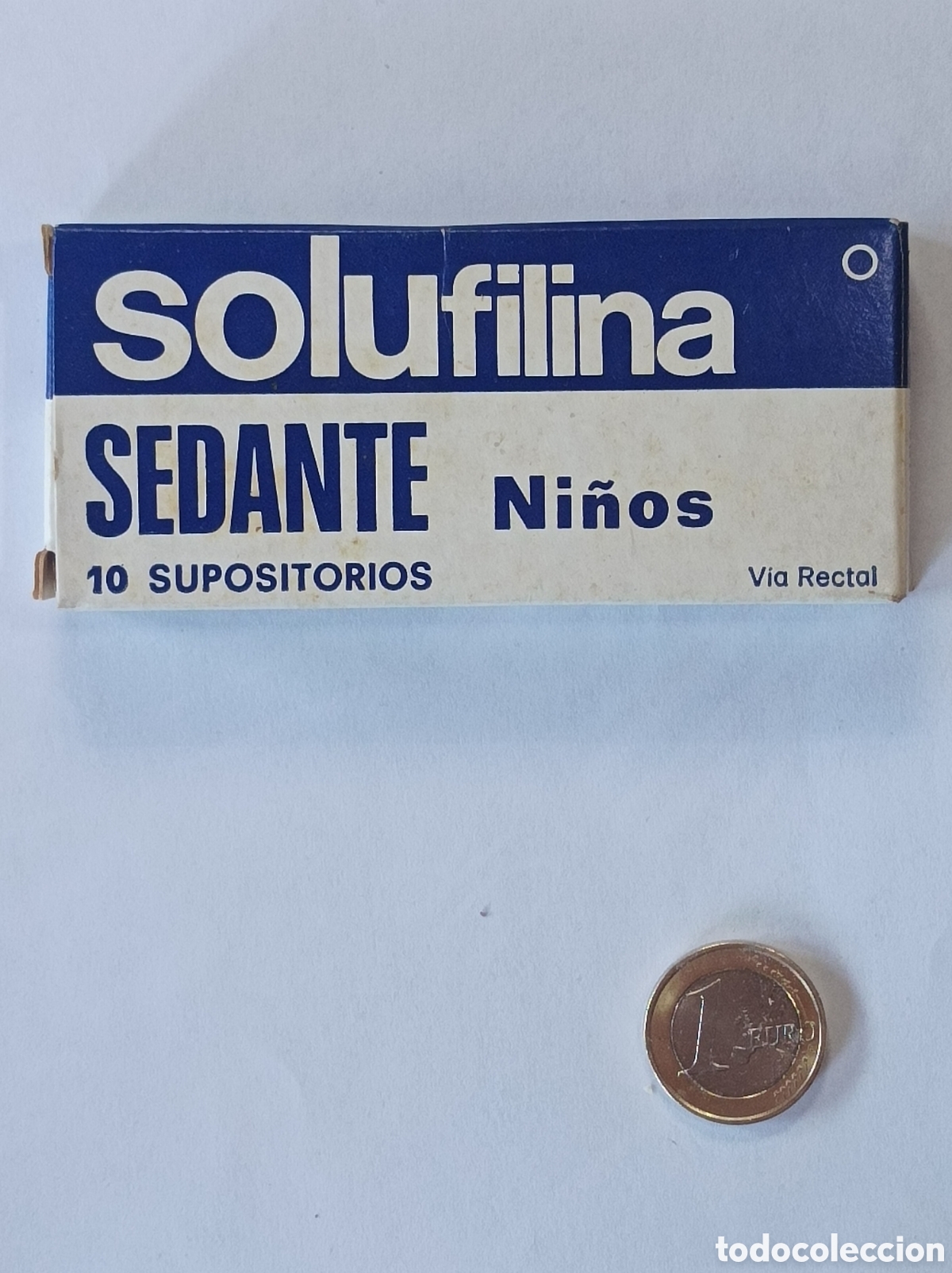 Segunda mano: SOLUFILINA SEDANTE NI&Ntilde;OS. LABORATORIO BOI. MEDICAMENTO ANTIGUO.