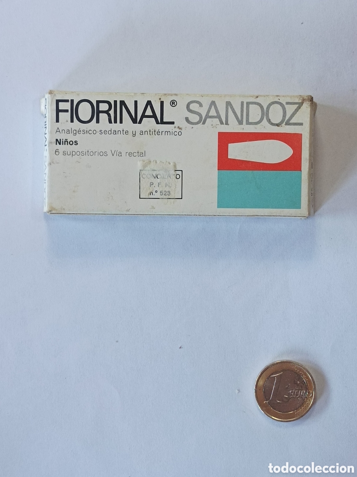 Segunda mano: FIORINAL SANDOZ. MEDICAMENTO ANTIGUO.