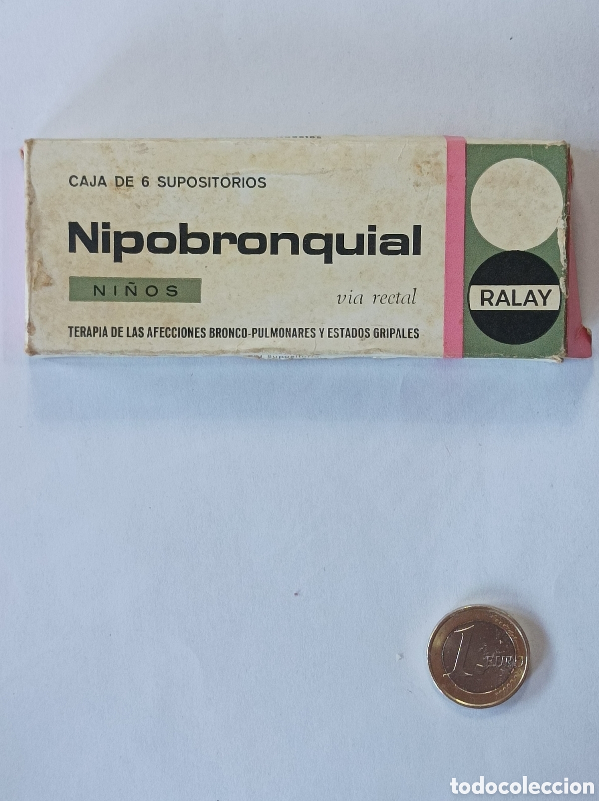 Segunda mano: NIPOBRONQUIAL NI&Ntilde;OS. RALAY. MEDICAMENTO ANTIGUO.