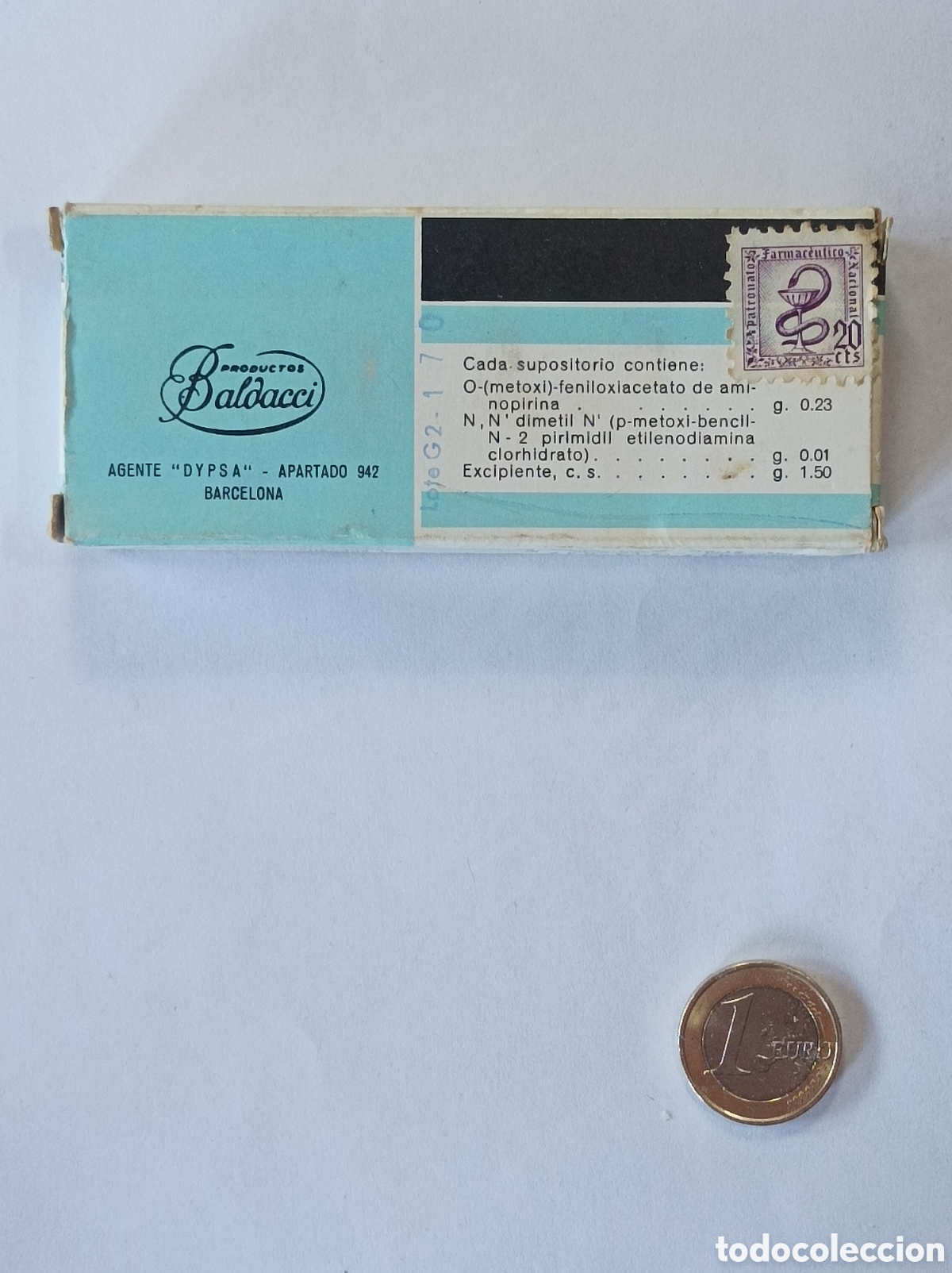Segunda mano: BALPIREN. LABORATORIOS BALDACCI-PISA. MEDICAMENTO ANTIGUO. - Foto 2