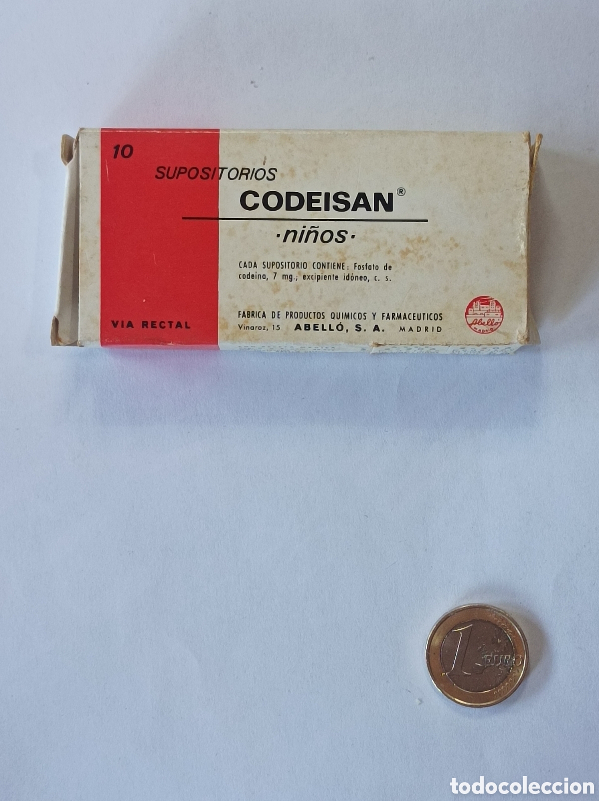 Segunda mano: CODEISAN NI&Ntilde;OS. ABELLO. MEDICAMENTO ANTIGUO.