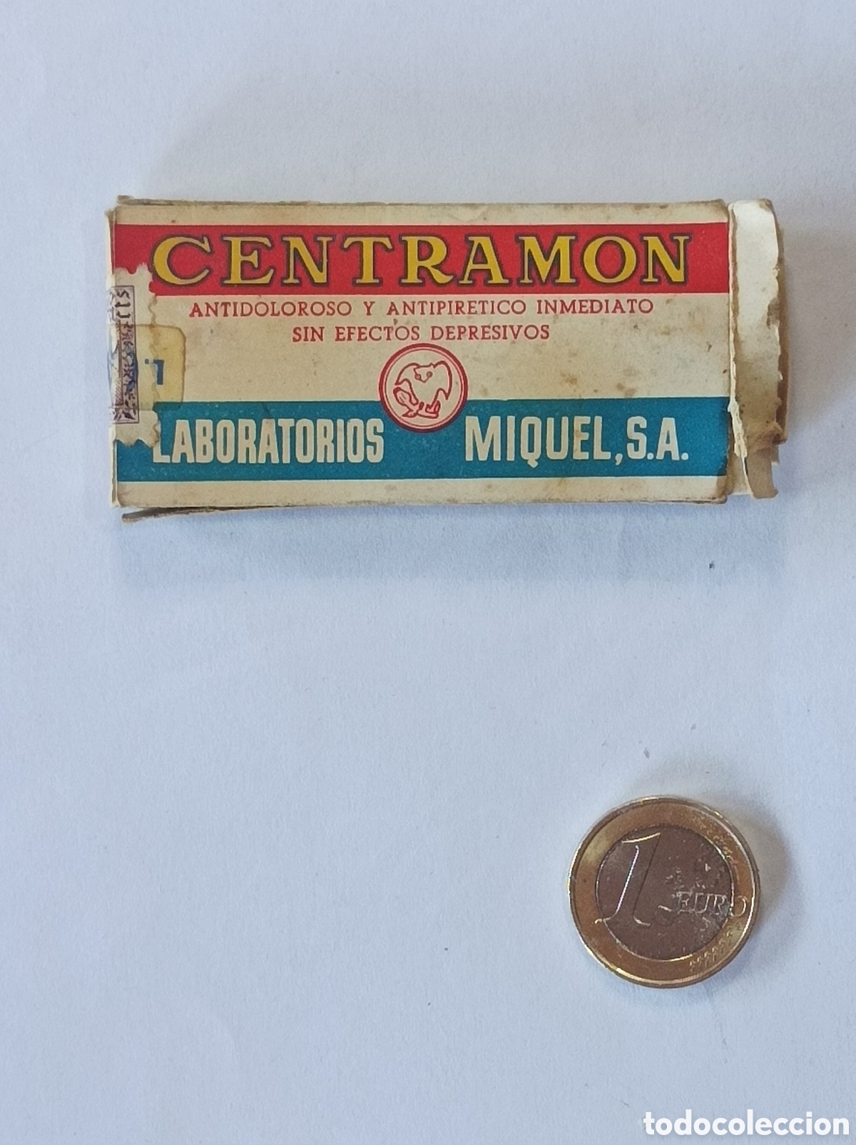 Segunda mano: CENTRAMON. LABORATORIOS MIQUEL. MEDICAMENTO ANTIGUO. - Foto 1