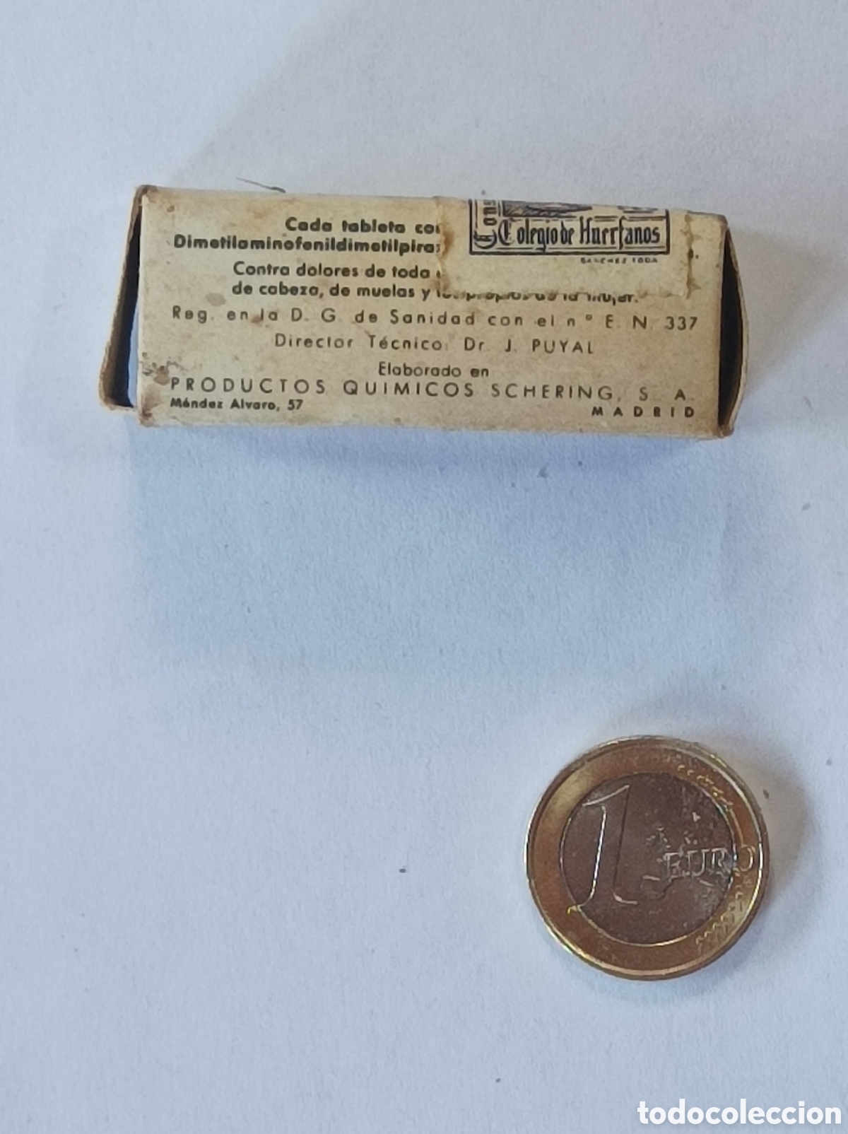 Segunda mano: VERAMON. SCHERING. MEDICAMENTO ANTIGUO. - Foto 2