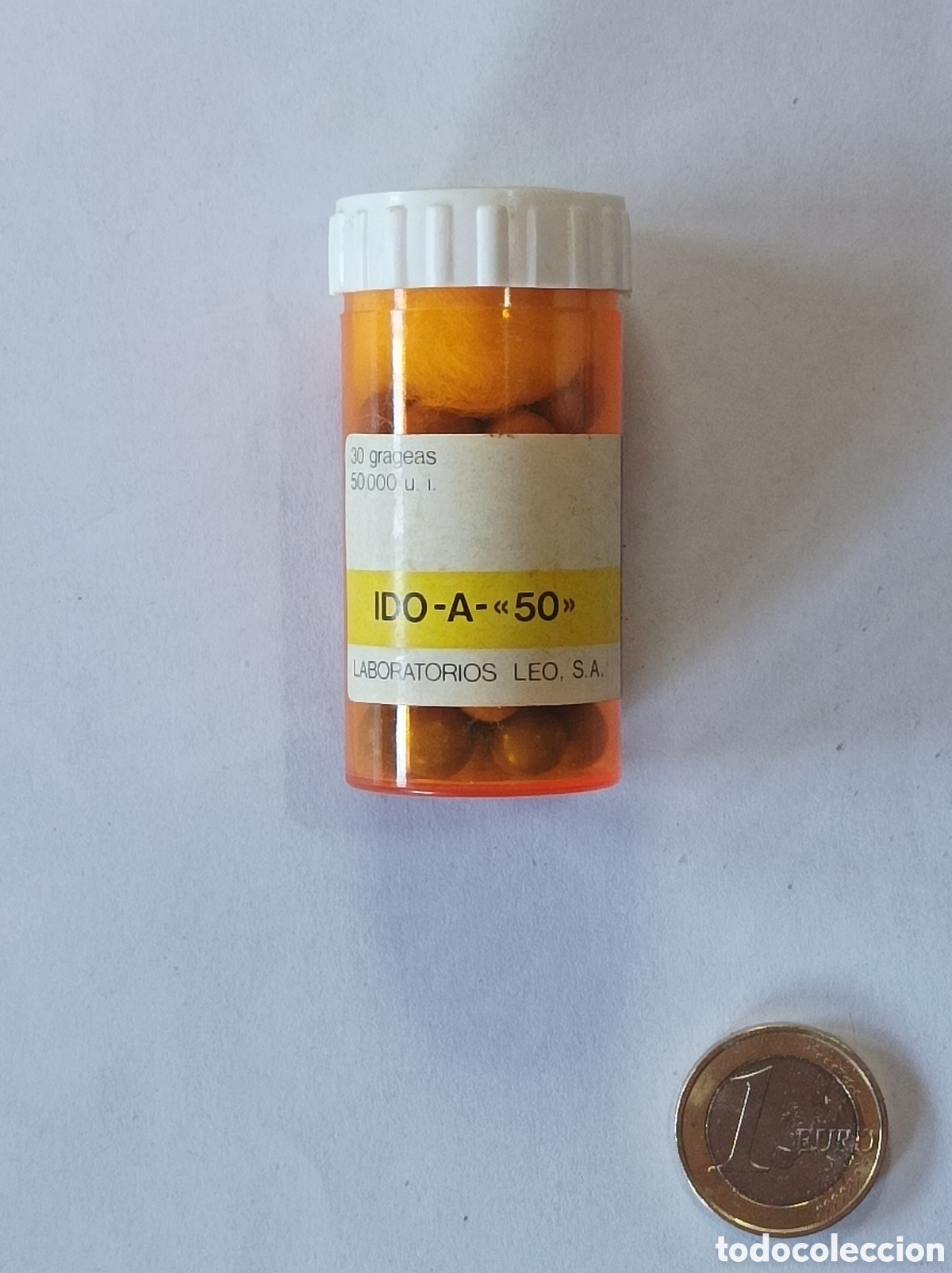 Segunda mano: IDO - A - 50. LABORATORIOS LEO. MEDICAMENTO ANTIGUO.